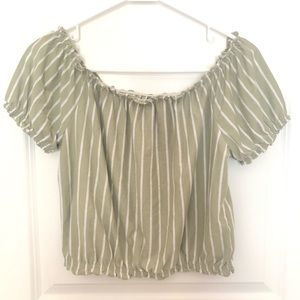 AE off the shoulder crop top